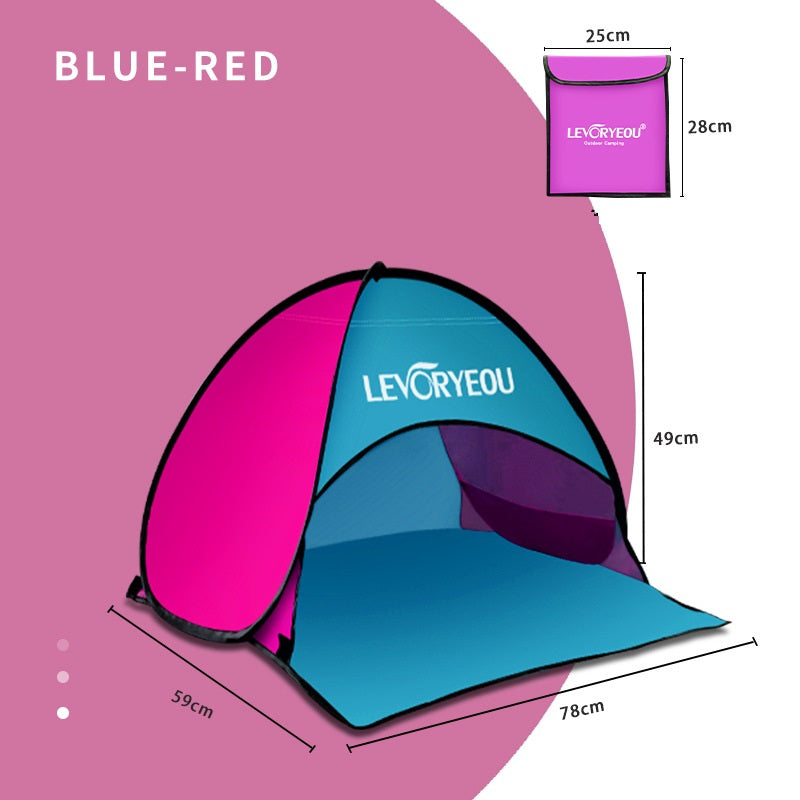Mini Beach Sun Shade Canopy – Instant Pop-Up Tent