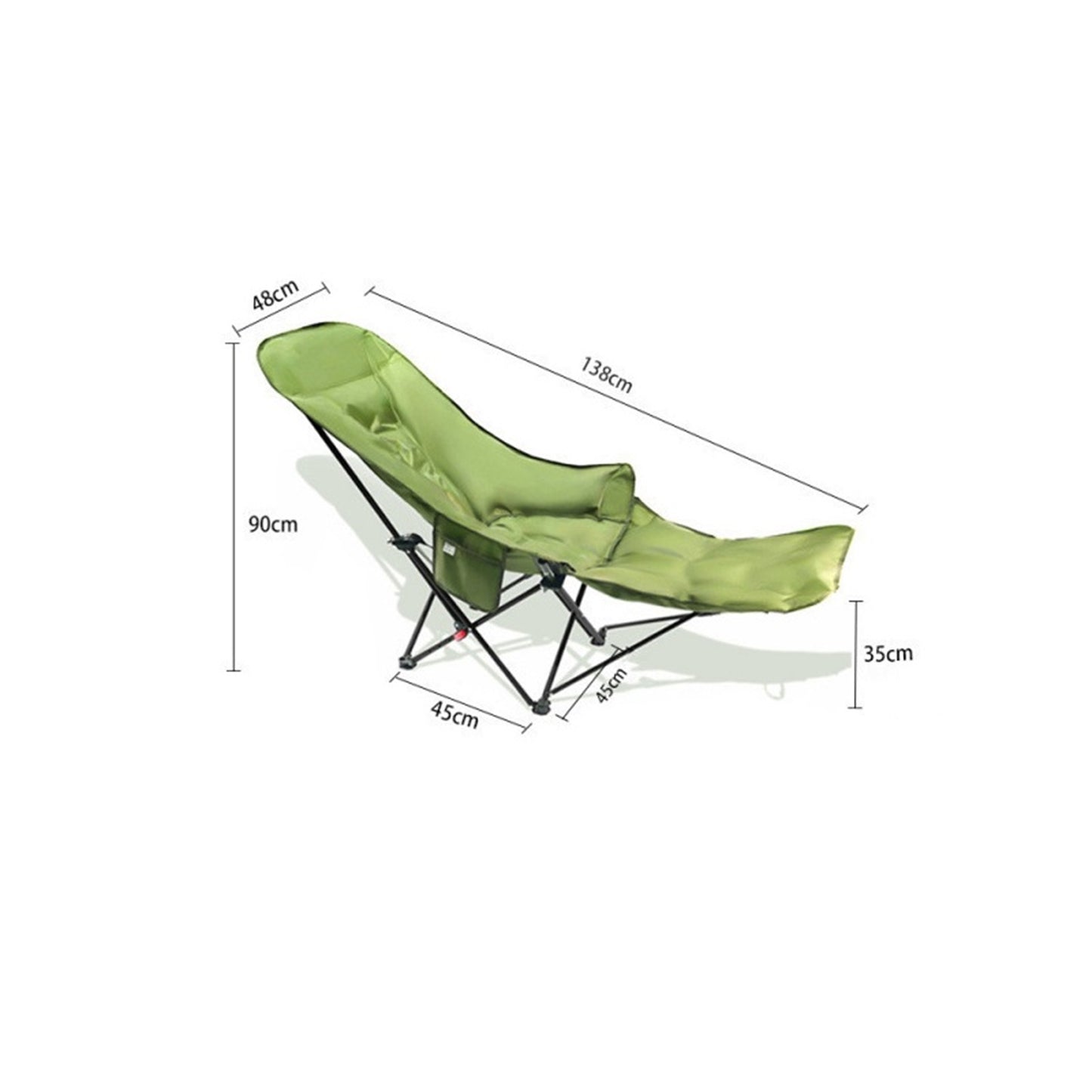 Adjustable Moon Lounge Chair – Folding Reclining Chair QYHH9281