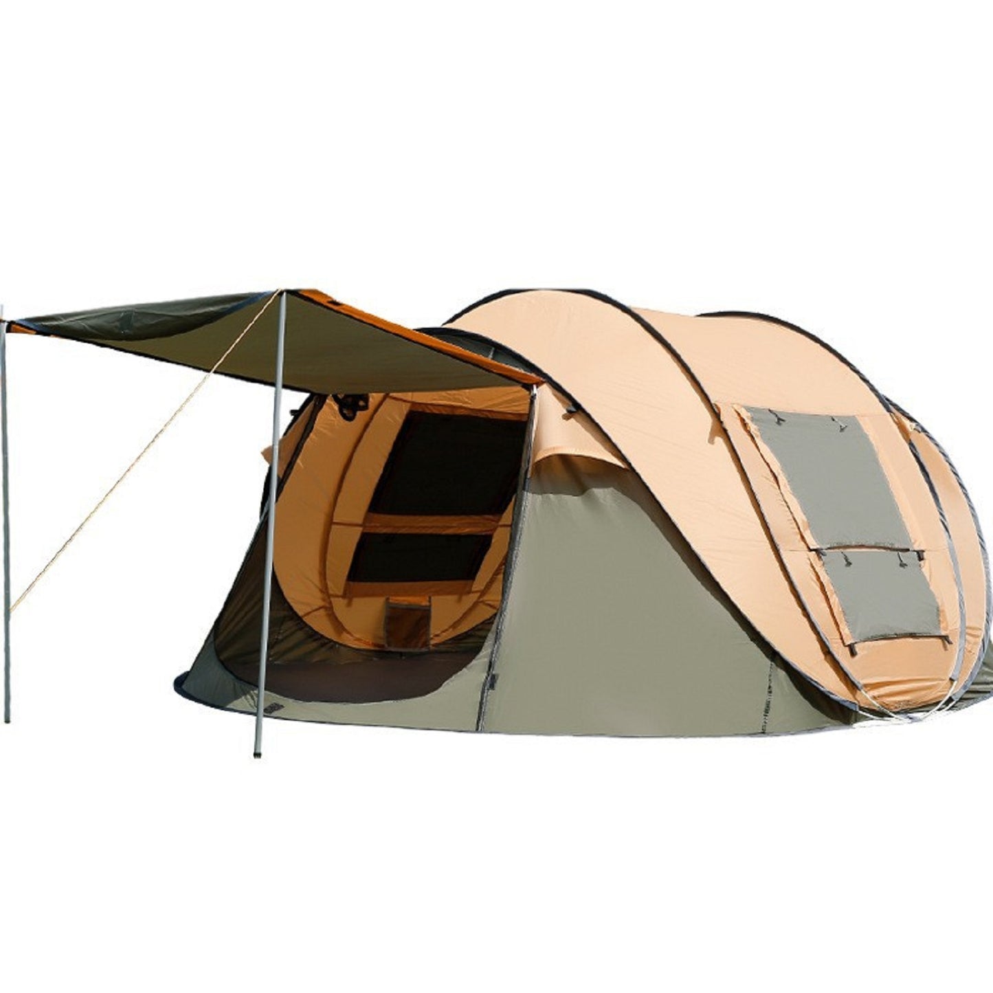Boat-Shaped Pop-Up Camping Tent Large 280(L) x 200 (W) x 120(H)cm
