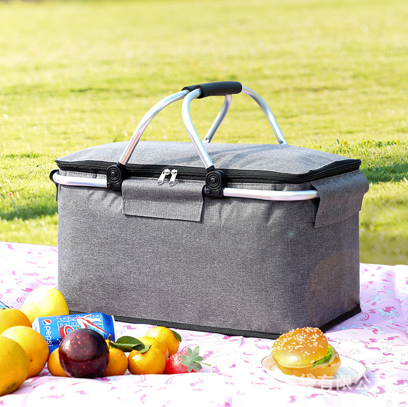 Insulated Picnic Lunch Bag - Large 20L Foldable Soft Cooler Bag JS33001