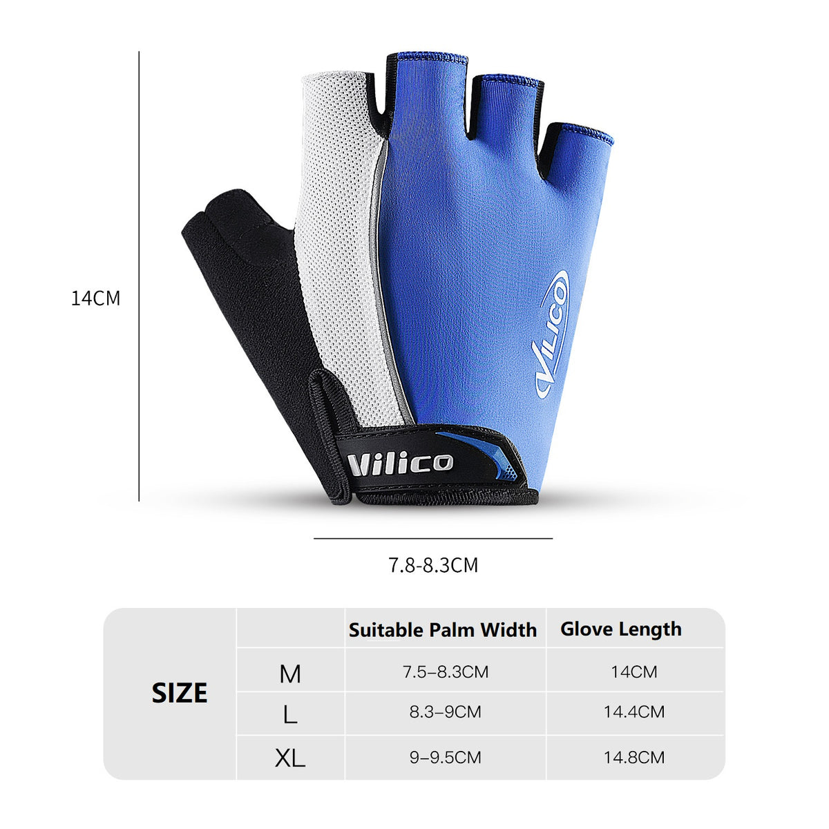 Outdoor Cycling Gloves – Breathable Half-Finger Sun Protection Gloves TJ6401