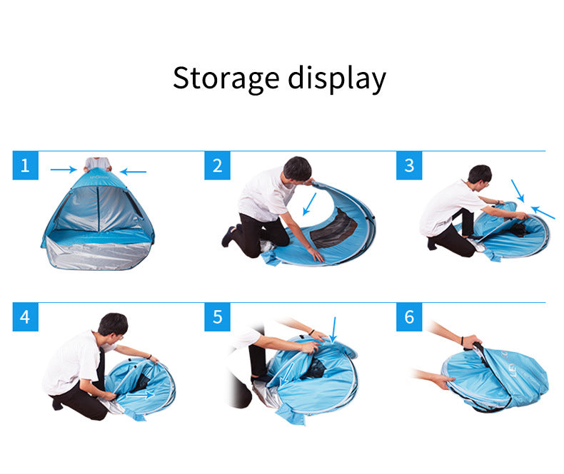 Pop Up Beach Tent – Instant Setup, UV Protection & Portable