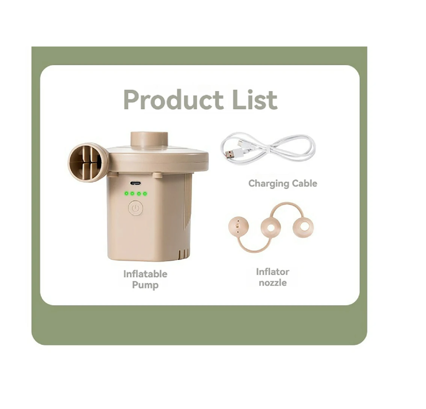 Portable Rechargeable Air Pump – High Power, Dual Function (Inflate & Deflate)