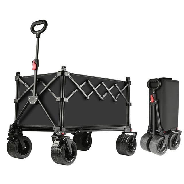 Foldable All-Terrain Wagon Cart 300L Heavy Duty Beach Cart XY1102