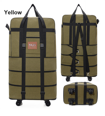 Ecotrek 158L Expandable Luggage Bag – Foldable Rolling Travel Bag XCMF1183