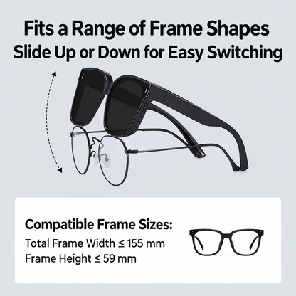 ECOTREK Fit Over Sunglasses – Lightweight Over-Glasses Shades HD06-11