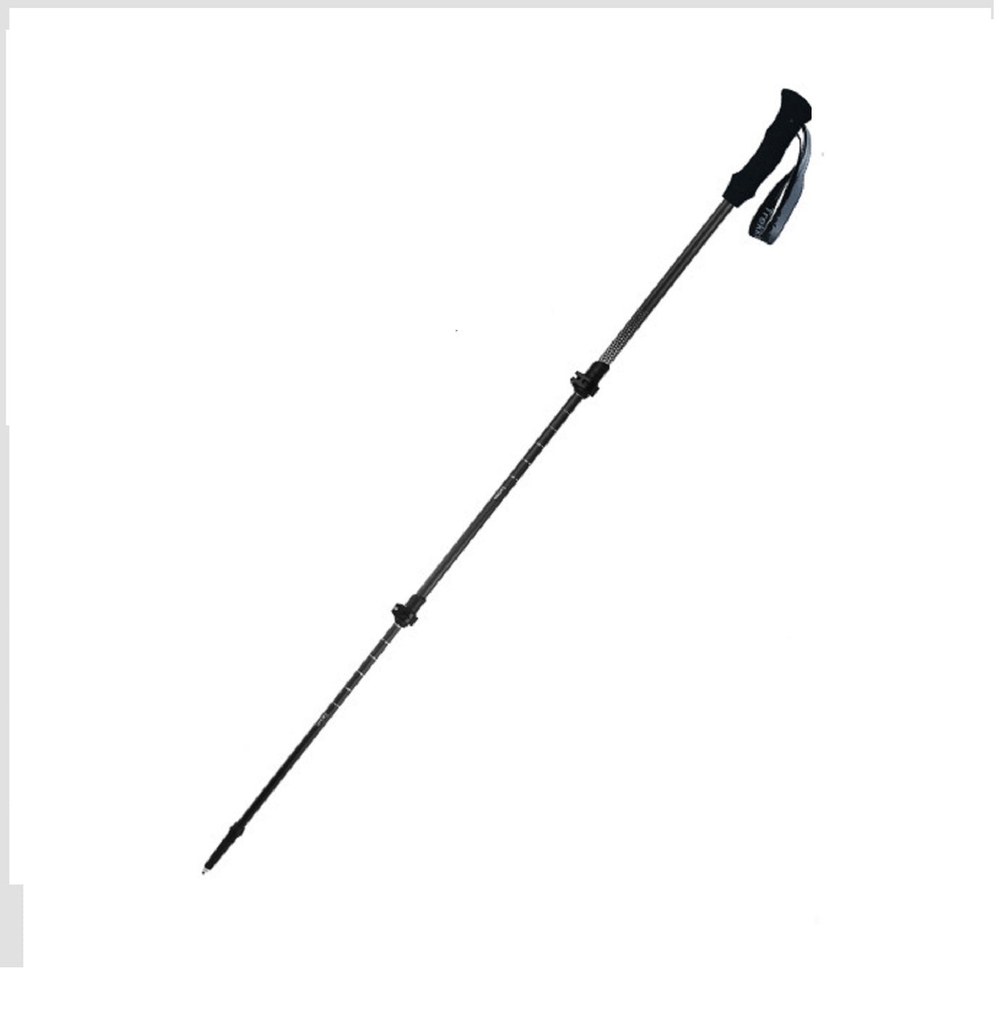 Carbon Fibre Hiking Poles – Ultra-Lightweight 3-Section Adjustable Trekking Poles LBDS11687