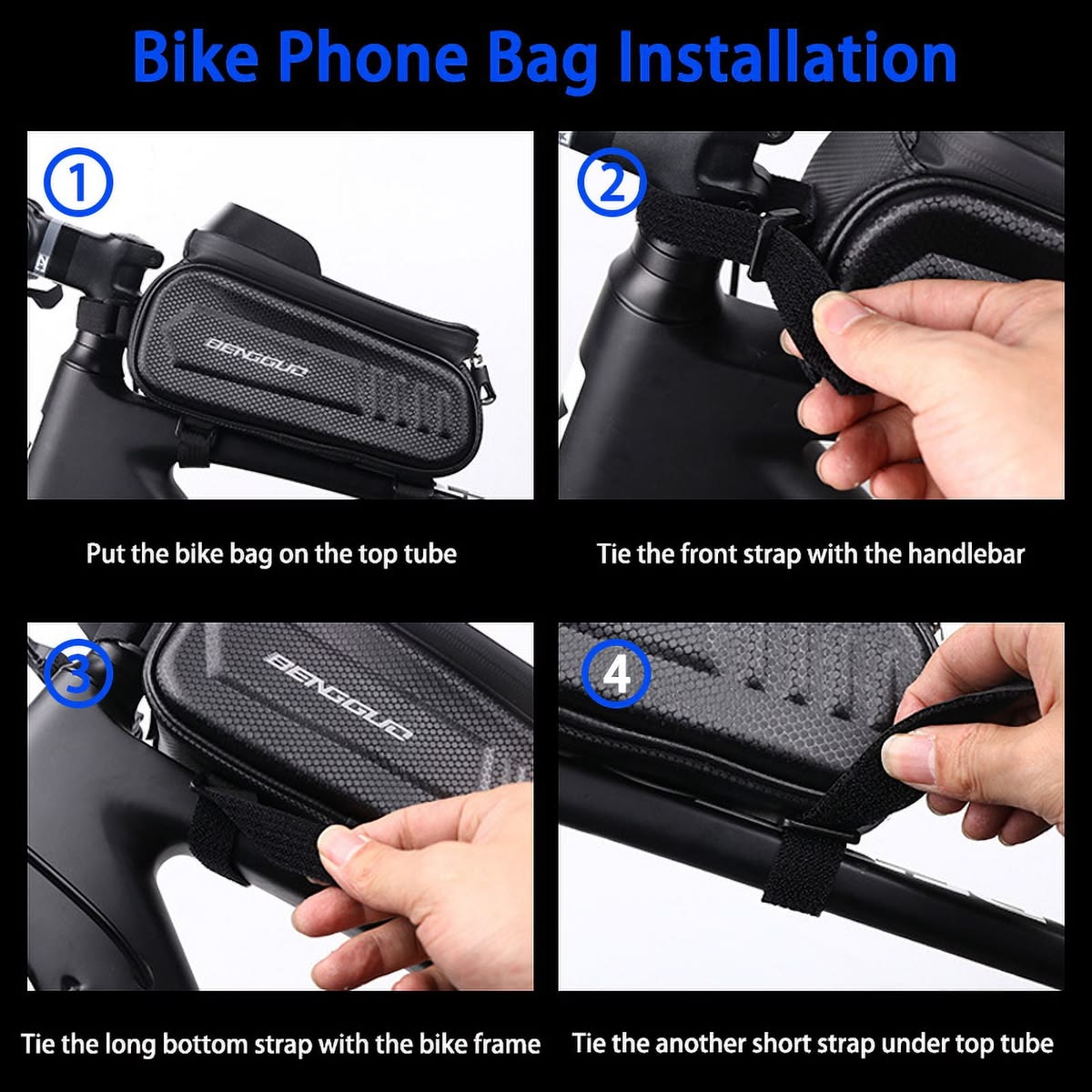 Bicycle Frame Bag & Cell Phone Bracket Bag TG117016