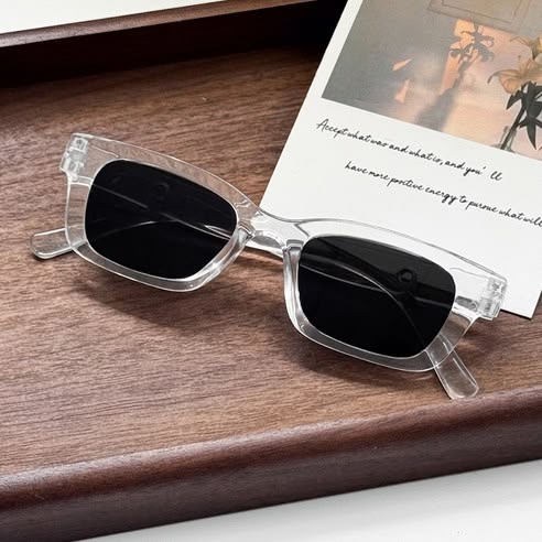 ECOTREK Square Sunglasses – Thick Frame Fashion Shades for Men & Women LX05
