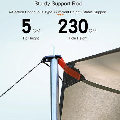 Square Sun Shade Sail – Waterproof Outdoor Canopy for Garden, Patio, and Parties GAYL5203