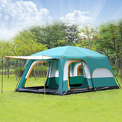 Clearance!!! Family Outdoor Camping Tent – Double Layer, Family Cabin Tent LCF71406
