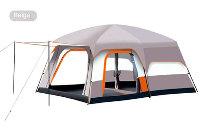 Clearance!!! Family Outdoor Camping Tent – Double Layer, Family Cabin Tent LCF71406