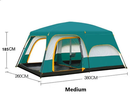 Clearance!!! Family Outdoor Camping Tent – Double Layer, Family Cabin Tent LCF71406