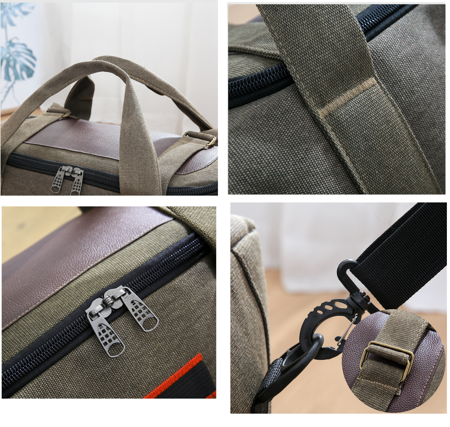 Canvas Storage Bag – High-Capacity Travel, Camping & Moving Luggage Bag